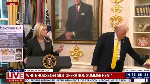 Trump and FBI Director Patel Discuss Explosive Developments in ‘Operation Summer Heat’ #News