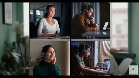 Wireless Headset with Mic for Work, Bluetooth Headset with Microphone (Noise Can