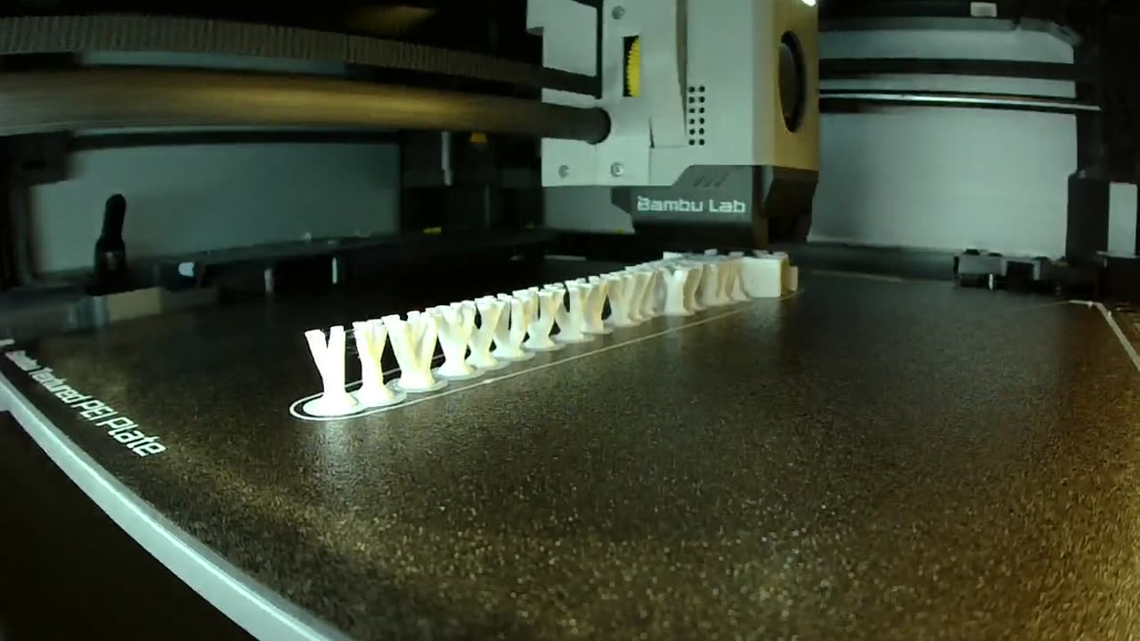 Time laps of a Bow Hanger being 3D printed 10.13.25