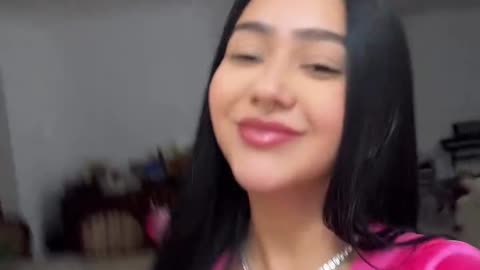 Com Cabelo Loirinho Dance Vibes 💕 | Pink Aesthetic Selfie Video | Trending Brazilian Beat 2025