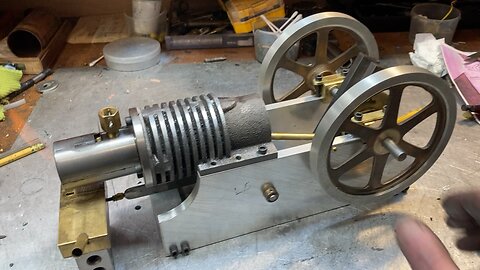 Scrap box flame licker vacuum engine