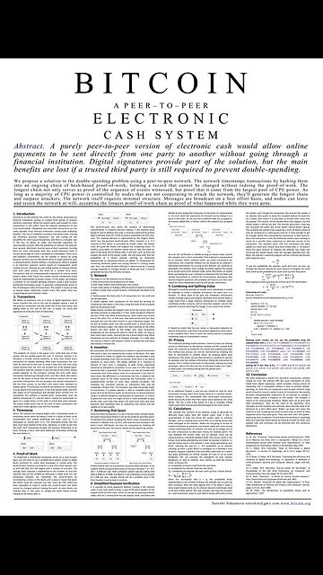 17 years ago today, Satoshi released the #Bitcoin whitepaper. What a legend! 🙌