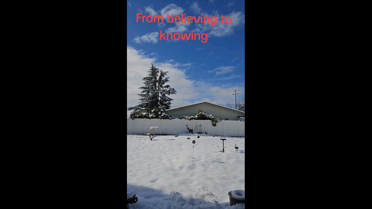From believing to knowing
