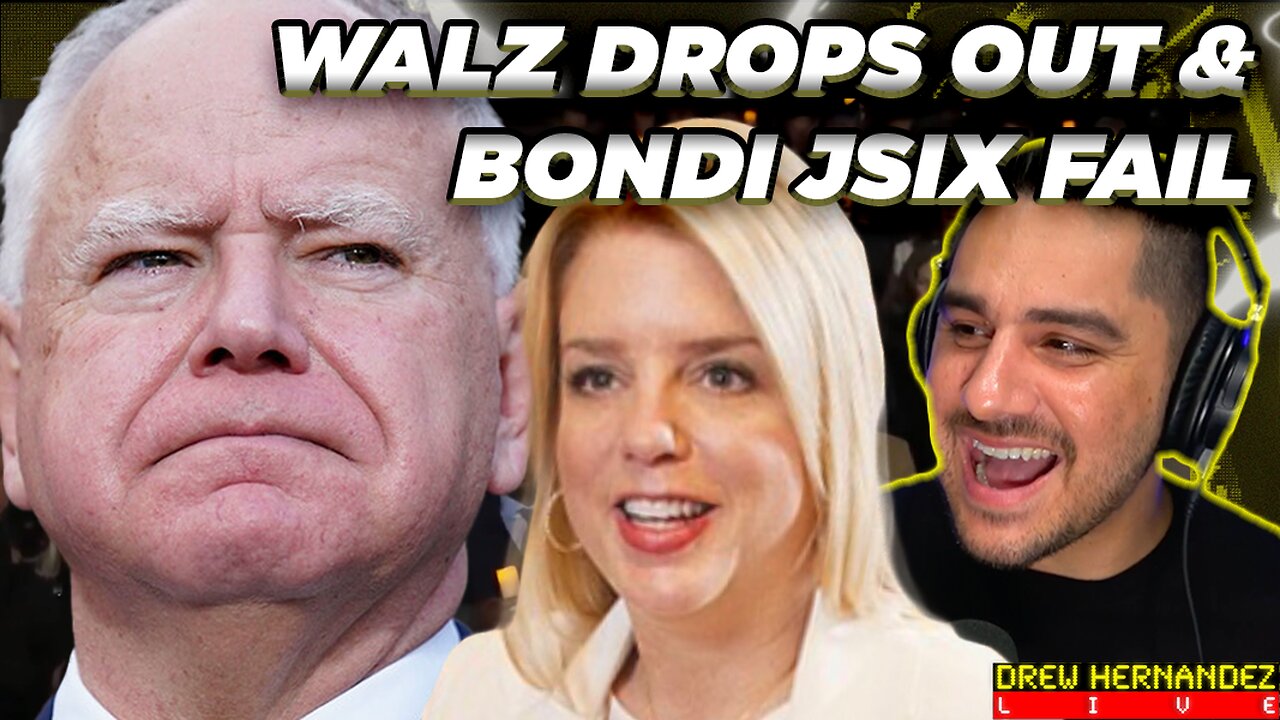 J6 ANNIVERSARY YET NO DEEP STATE ACCOUNTABILITY & WALZ DROPS OUT OF GOV RACE
