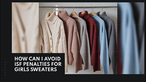 How Can I Avoid ISF Penalties For Girls Sweaters