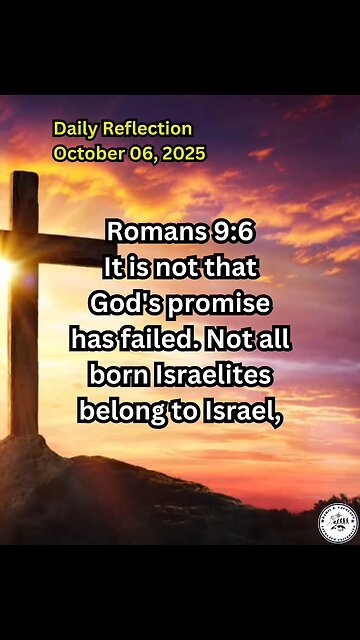 Daily Reflection October 06, 2025 #faith #bible #reflection