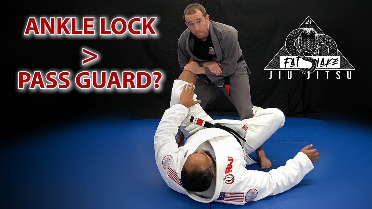 Straight Ankle Lock from Standing Guard Pass