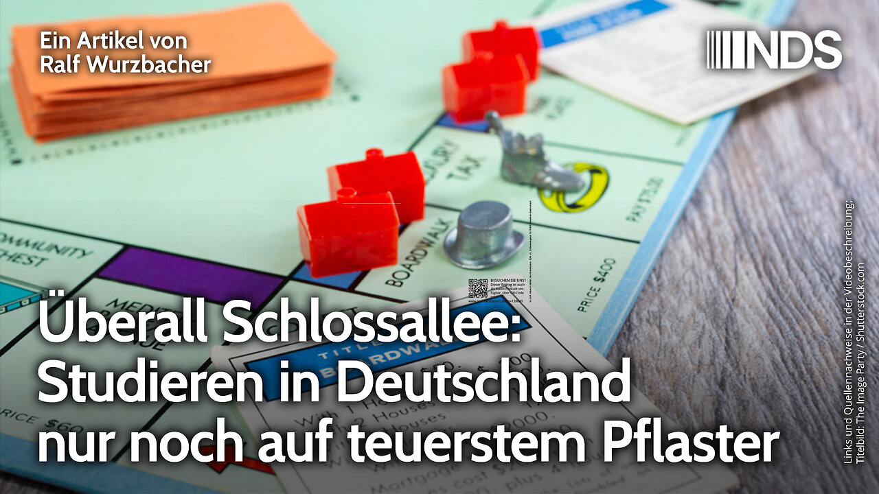 Überall Schlossallee: Studieren in Deutschland nur noch auf teuerstem Pflaster | NDS-Podcast