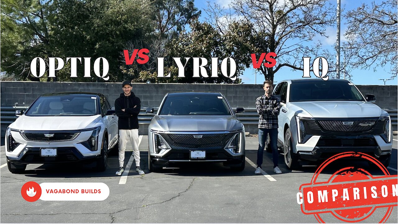 IQ vs LYRIQ vs OPTIQ. Cadillac electric SUVs!