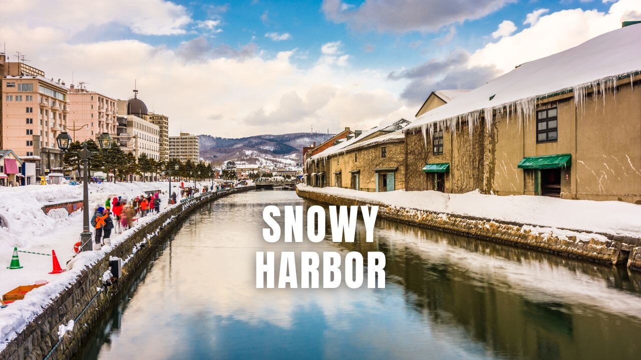 Exploring A Dreamlike Snowy Harbor Town In Japan