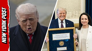 Trump reveals why he's keeping Machado's 2025 Nobel Peace Prize Medal