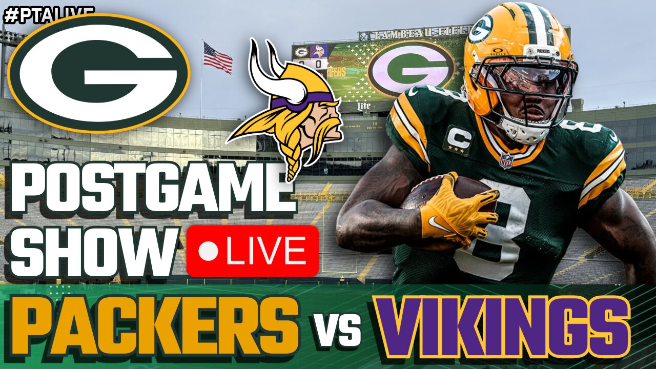 📺 LIVE Packers vs Vikings Postgame Show!