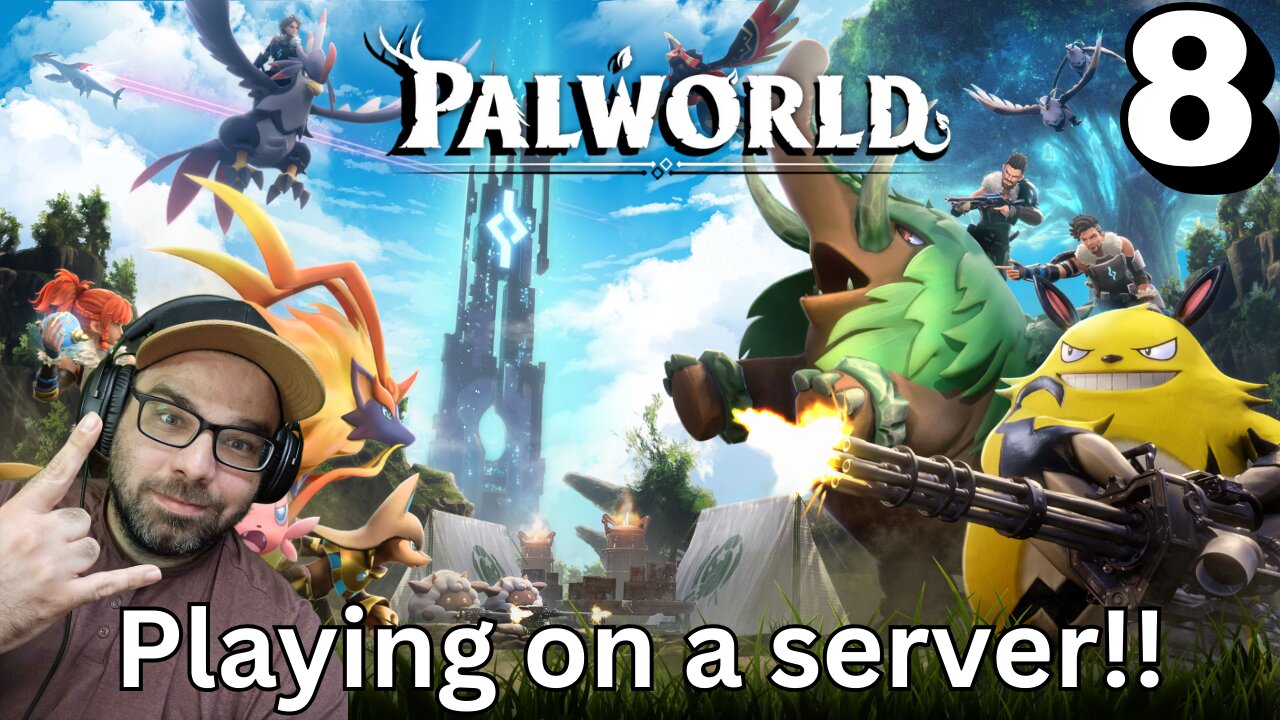 Playing Palworld on a server!! Stream 8