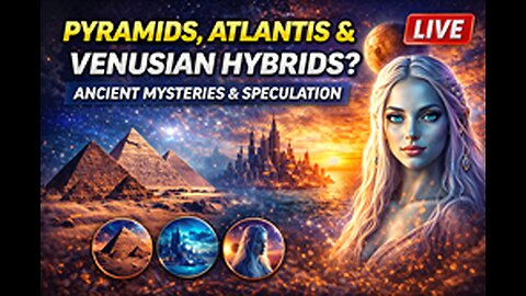 Pyramids, Atlantis & Venusian Hybrids | Ancient Mysteries & Speculation (LIVE)