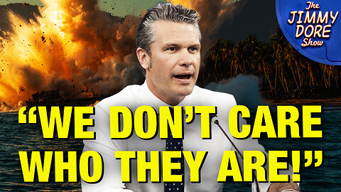 Pentagon Has NO IDEA Who They’re Killing On Those Boats!