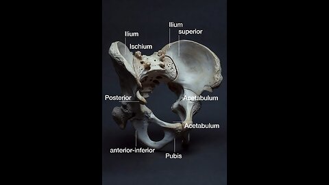 Hip bone (Pelvic bone) 3D Animation #3D #Pelvicbone