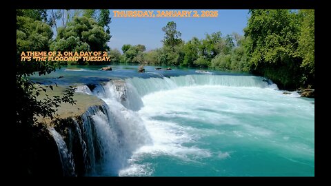 The Flooding ~ Numerology Energies for Thursday, Jan. 2nd, 2025