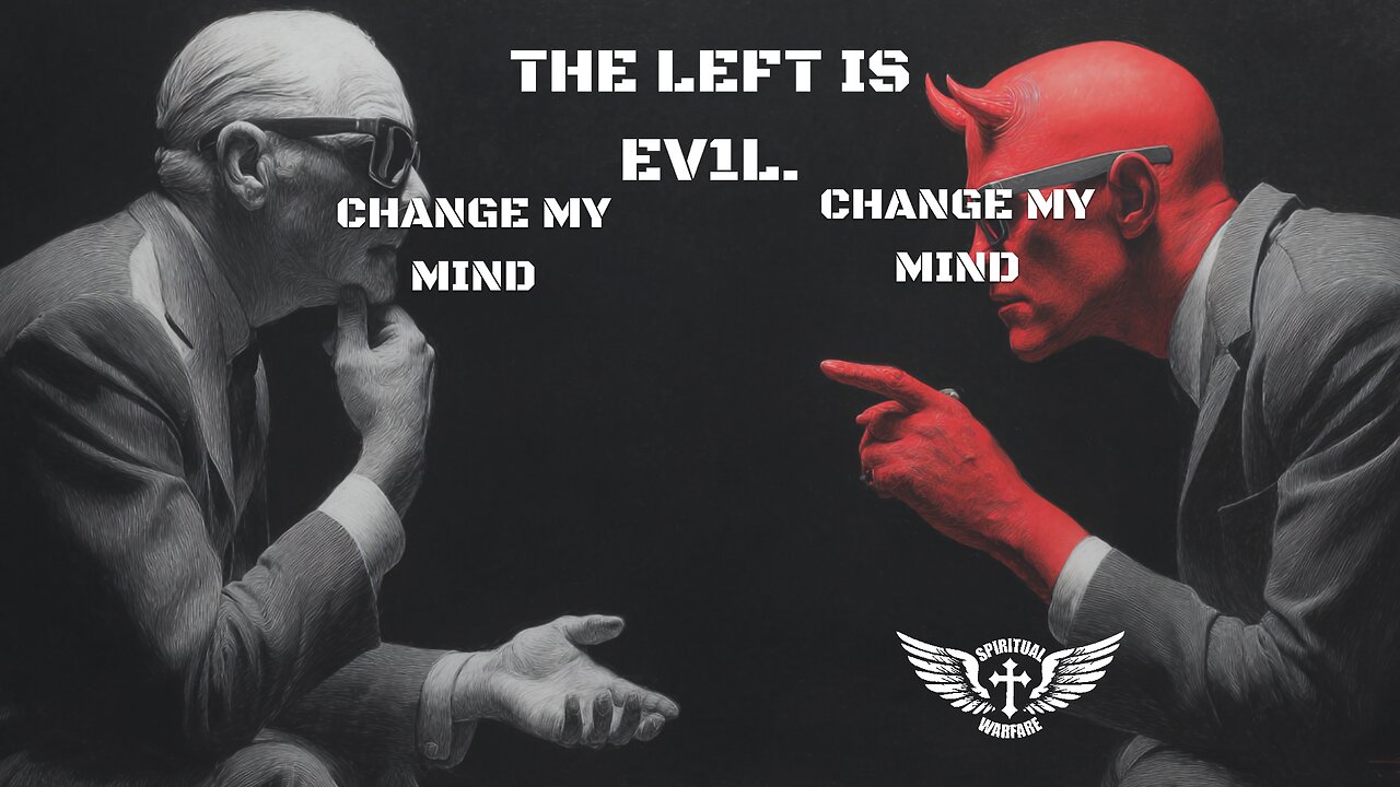 THE LEFT IS EV1L. CHANGE MY MIND...