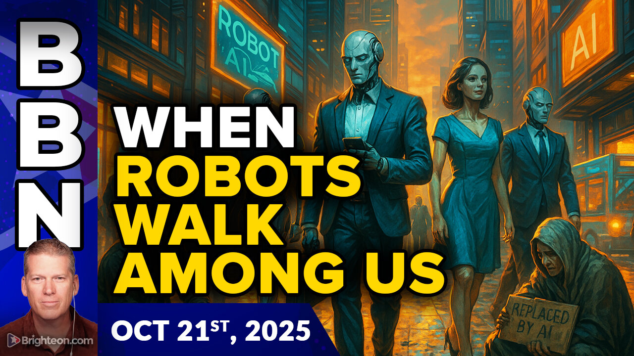 When ROBOTS walk among us... huge implications + depopulation