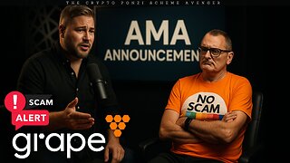Stephen McCullah’s GRAPE Scam Exposed – Bribes, Lies & AMA Red Flags Revealed