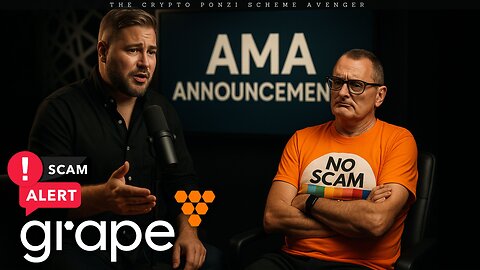 Stephen McCullah’s GRAPE Scam Exposed – Bribes, Lies & AMA Red Flags Revealed