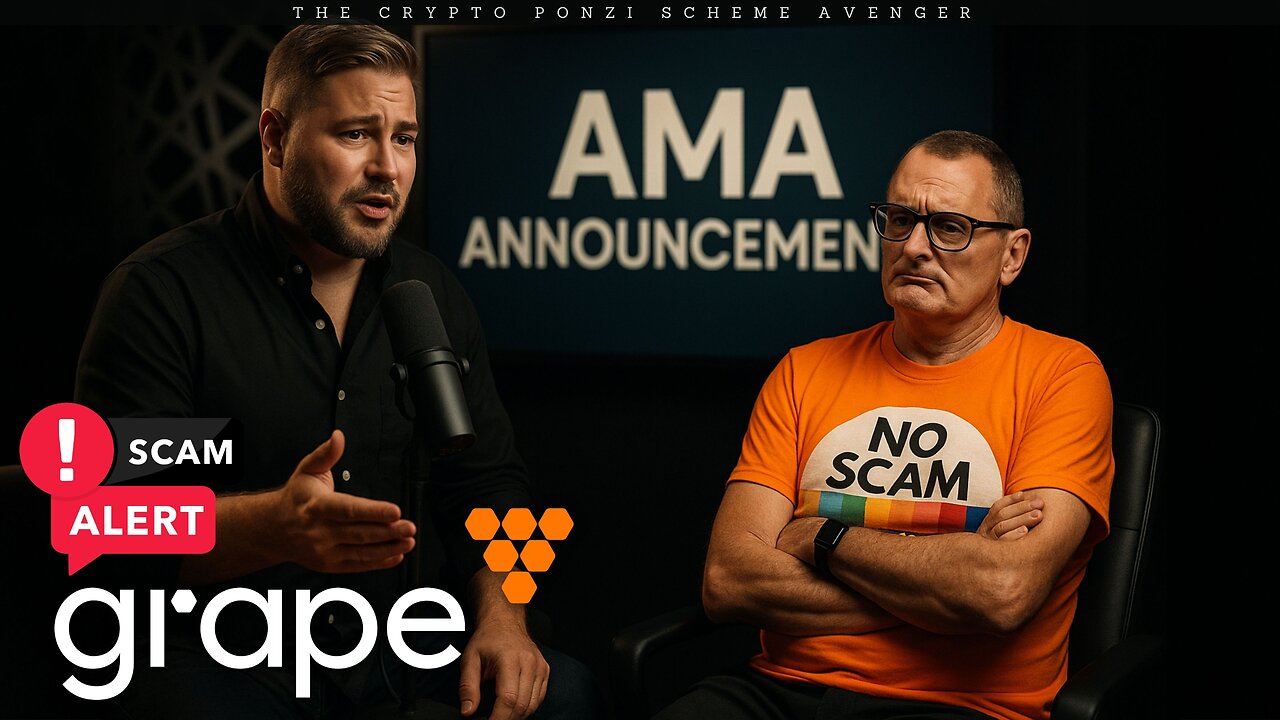 Stephen McCullah’s GRAPE Scam Exposed – Bribes, Lies & AMA Red Flags Revealed