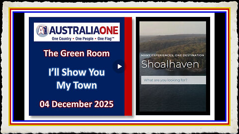 AustraliaOne Party - I'll Show You My Town 04 December 2025