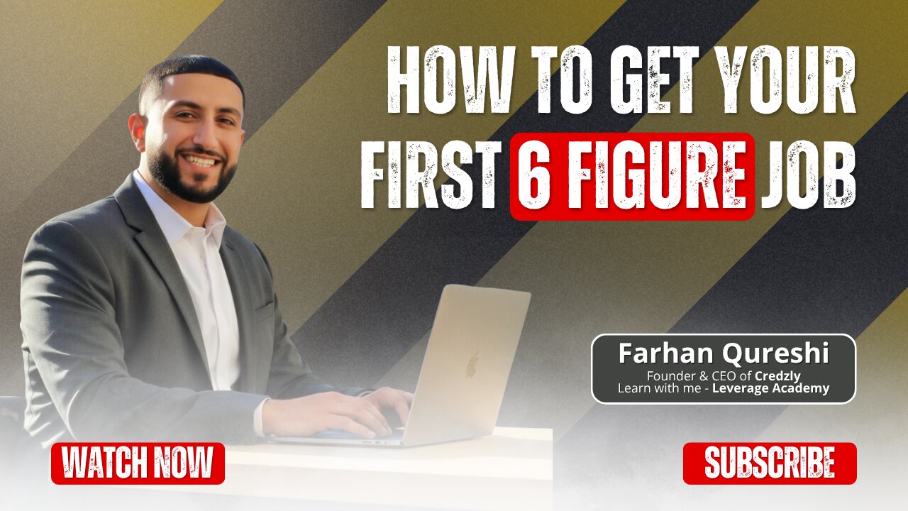 How to get your first 6 figure job