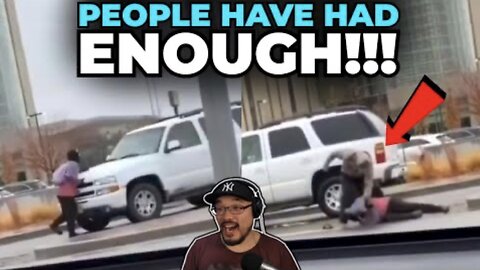 Patriot Destroys Protester For Blocking His Car