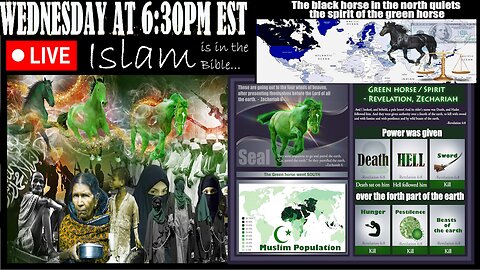 LIVE WENDESDAY AT 6:30PM EST - Current News and Biblical Prophecy - Islam in the Bible!
