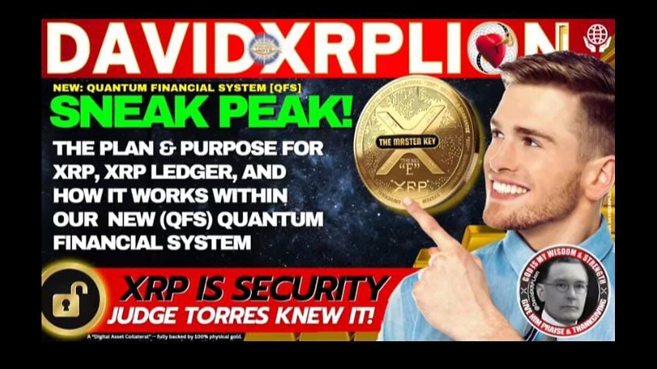 DavidXRPLion DAVID SCHWARTZ XRP/XRP LEDGER QFS QUANTUM 5D TO 1 MILLION MUST WATCH TRUMP NEWS