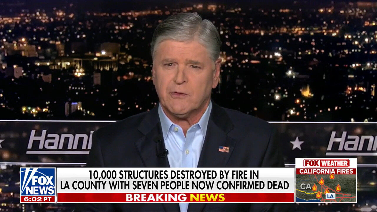 Hannity Rips CA Leaders, Biden Admin Over 'Radical Environmentalism': 'Disaster Waiting To Happen'