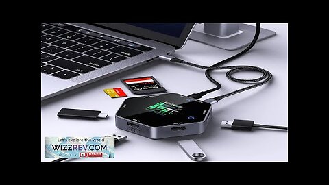 BlitzWolf BW-TH16 8 in 1 USB Hub LCD Smart Display Type-c Docking Review