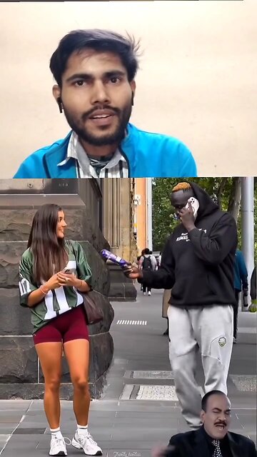 ladka ladki ko icecream de raha hai