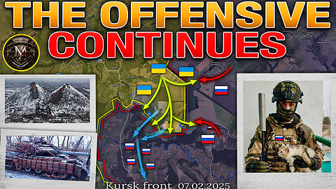 Second Day Of Ukrainian Offensive Begins⚔️🔥 Trump's Peace Plan Leaked🔓 Military Summary 2025.02.07 📅