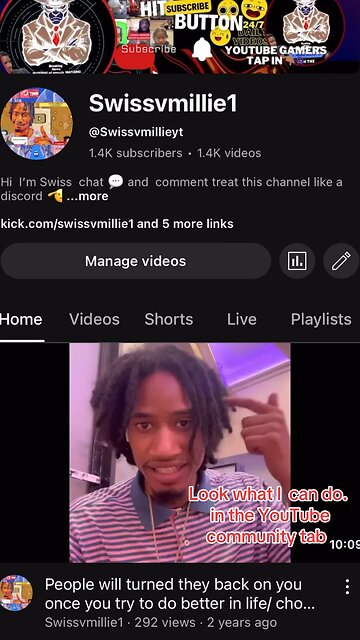 Swissvmillie1 YouTube.com