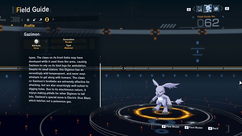 gazimon all digivolution/de-digivolution/profile Digimon Story Time Stranger