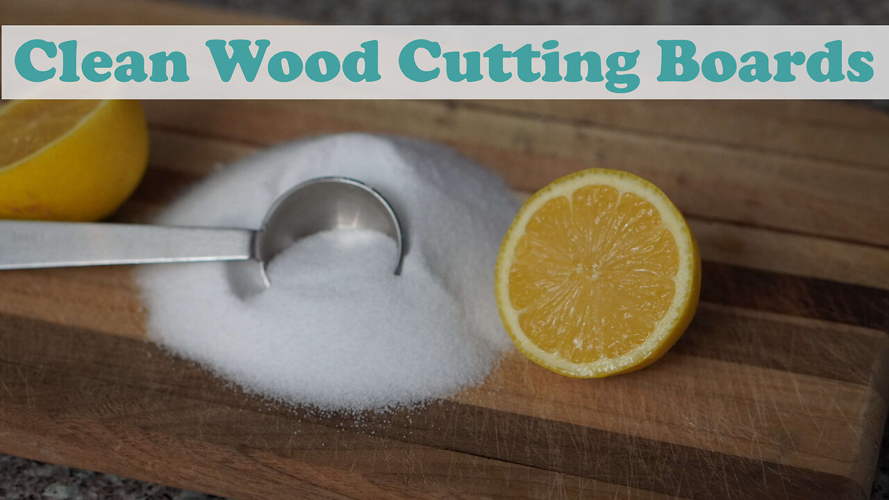 How to Clean a Wood Cutting Board