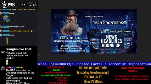 2025-11-17 11:00 EST - GBF'S Insights; with GreyBeardedFedora