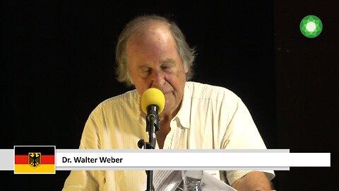 Dr. Walter Weber előadása a VI. Nemzetközi Béke- és Egészségkonferencián