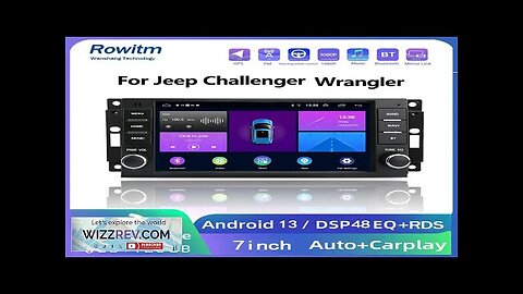 For 2Din Car android Stereo GPS Player Ram Challenger Jeep Wrangler JK Review