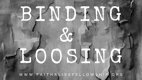 Binding & Loosing - Pastor Melissa Kornowski - 3/12/25