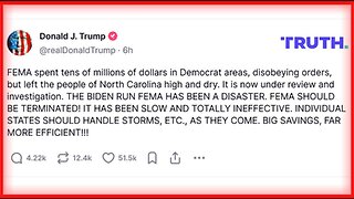 FEMA to Be ‘TERMINATED’ After Top Official Caught Sending $59 Million To House Illegal Aliens