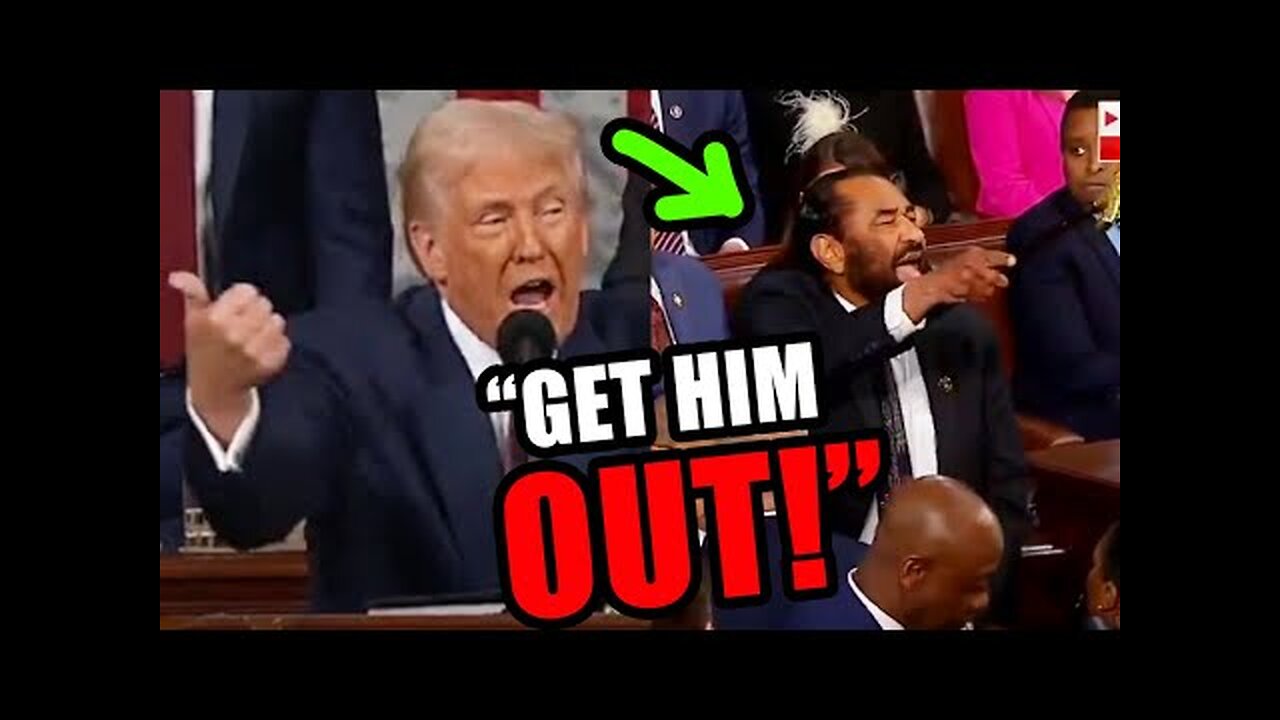 Democrats CRASH & BURN at Trump Address!! Congressman physically REMOVED for disorderly conduct.