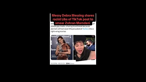 Debra Messing Shares Libs of TikTok Post to Smear Zohran Mamdani