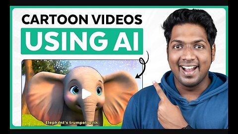 How to create a professional cartoon music video using AI in just 1o minutes