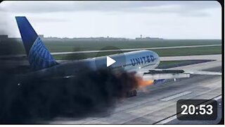 AIRPLANE GATE! |ANOTHER PLANE CATCHES FIRE ON THE RUNWAY |AS THE AIRLINE PSYOPS CONTINUE!