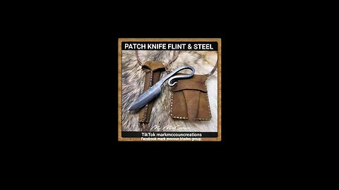 PATCH KNIFE FLINT AND STEEL KIT BY MARK MCCOUN