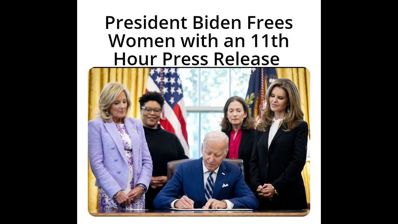 Biden Ratifies the 28th Amendment, Freeing Women, Girls and Transgenders