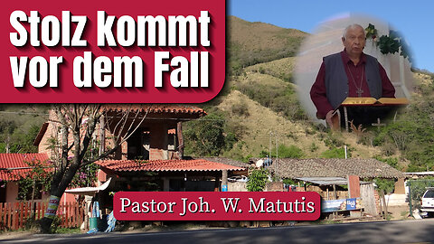 Stolz kommt vor dem Fall